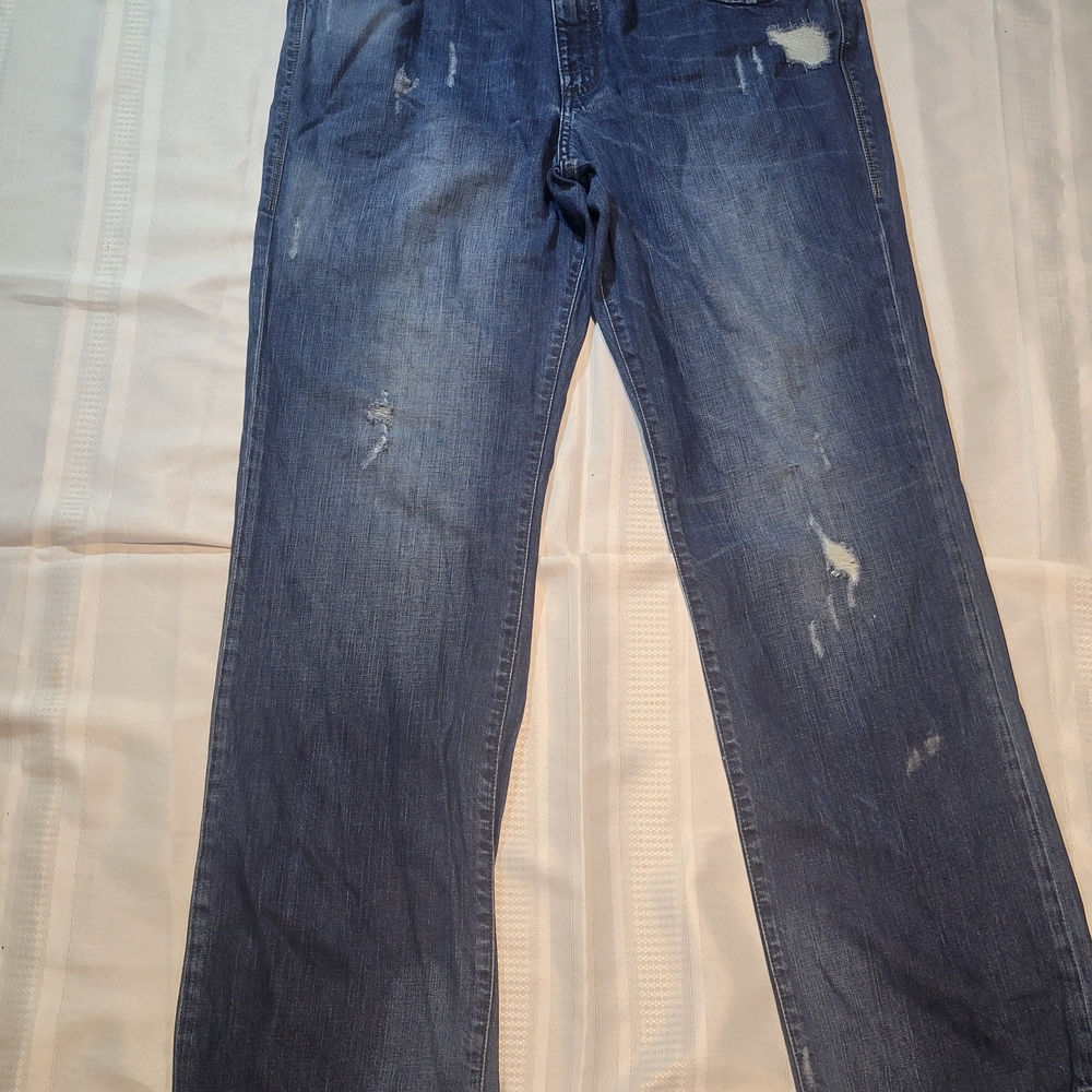Rock & Republic Men's Dark Blue Straight Jeans
